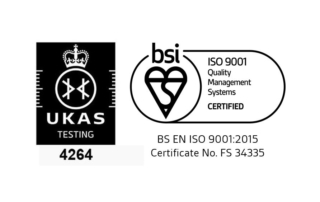 UKAS & BSI ISO logos